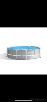 Predám veľký rámový bazén Intex Ø6 m x 1,4 m – kompletná výb