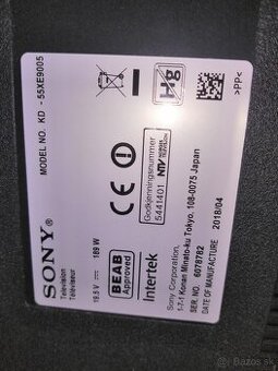 Sony KD55XE9005 a ECG 43FSL21