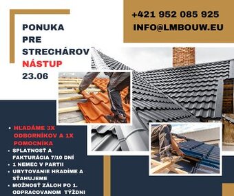 Nemecko strechári nástup 23.06
