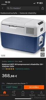 Kompresorová chladnička 38L MOBICOOL MCF40