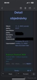 Rubicon festival listok classic 3 dni