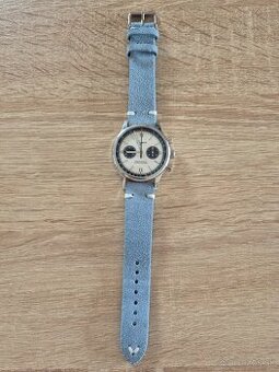 kožený remienok suede semiš 20mm bledo modry - 1