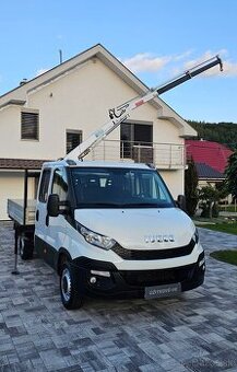 Iveco Daily 2.3 HPI Valník 7 Miest Hydraulická Ruka-Ťažné