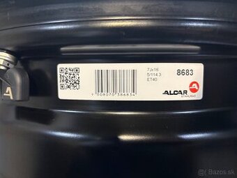 Plechové disky 5x114.3 R16 + snímače tlaku