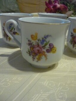 Kávová súprava Bohemia, stará.