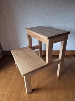 ✅Drevená dvojstupňová stolička / schodík✅