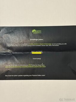 S.T.A.L.K.E.R. 2 Heart of Chornobyl