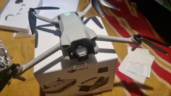 Dji mini 3, 500m výška, 2 baterie,ovládač,kufrik,vrtule