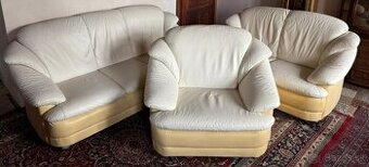 Kožená sedací souprava 3+2+1,5840