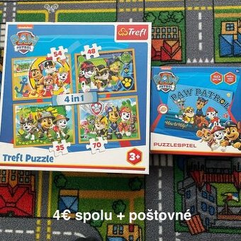 Puzzle Labková Patrola v 3+ TOP stav