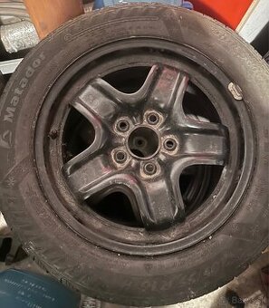 Plechové disky 5x114,3 R16 + pneu