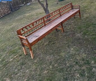 Drevená lavica - "Limbak"