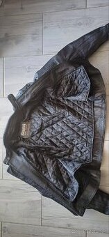 Kožená bunda moto 4XL