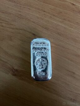 strieborné tehličky 500g a 250g