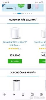 TP link Deco x20 wifi 6 mesh system