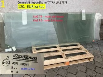 Čelné a bočné sklo na LIAZ a TATRA