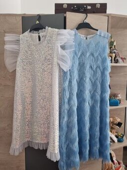 Krásne dievčenské šaty velk. 146/152