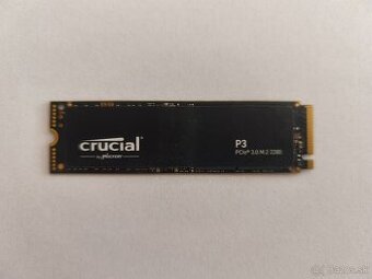 Crucial P3 2TB, M.2 2280, NVMe (nepoužité)