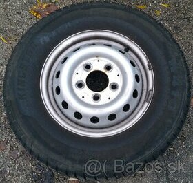 4 ks zimné pneu Kingstar 225/70 R15C na plechových diskoch