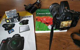 Nikon D5000 zrkadlovka + objektív AF S NIKKOR 18...200 - 1