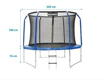 Trampolína Marimex Standard 305 cm + vnútorná ochranná sieť