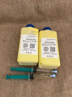 Silikón pre RTV formy - formovacia tekutá guma - 2x0,5kg
