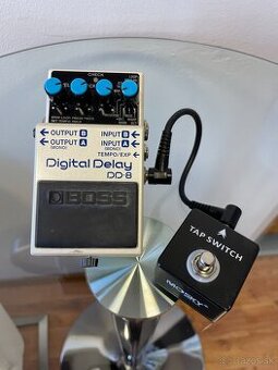 Boss DD-8 Digital Delay + Mosky Tap Tempo Switch