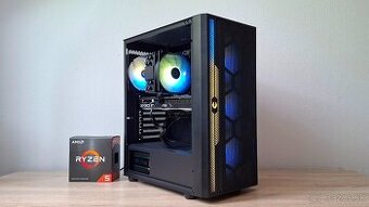 Herný pc 6jadro Ryzen 5 5500 3,60ghz/16GB/NVME/RTX4060TI