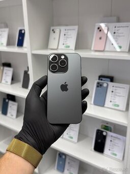 ZÁRUKA 2 ROKY /  Apple iPhone 15 Pro 256GB Black Titanium - 1