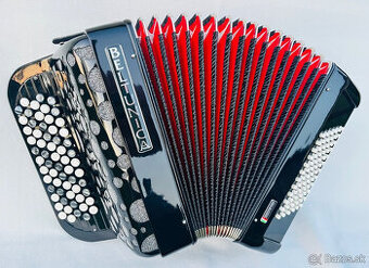Predám nový akordeón Beltunica- chromaticky B Griff -72 BASO