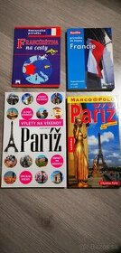 4 x kniha Pariz a Francúzsko