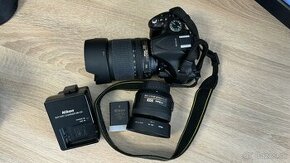 Nikon d5200, objektiv 18-105mm,objektiv 35mm