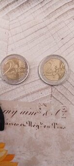 2 eurove mince Beatrix rok 2000 a 2001
