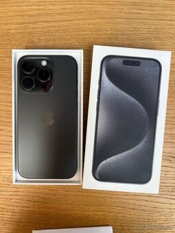 Predám iPhone 15 PRO 128GB, TOP stav, ZARUKA, VOLNY