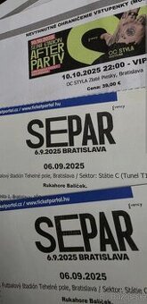 Tehelne pole Separ 10.10.2025