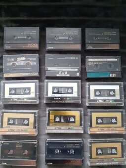 predám kvalitné audiokazety chromky  II a pár metaliek IV.