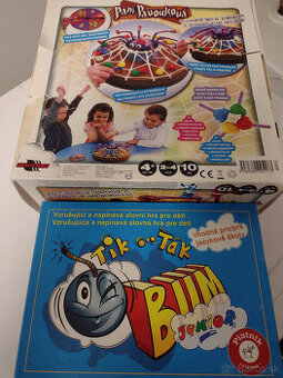 Spoločenská hra Pani Pavukova+Tik Tak Bum