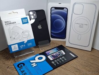 Iphone 12 mini BLACK 64GB ,TOP STAV, NOVA BAT.100%