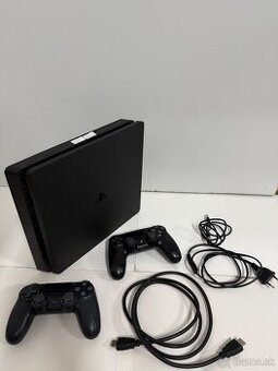 Playstation slim 1000Gb + 2 ovladače - Záruka