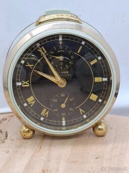 Predám funkčný budík JUNGHANS TRIVOX s predzvánaním čierny c