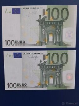 100€ Starý vzor,  stav UNC