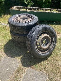 Plechové disky so zimnými pneu