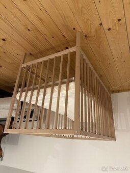 IKEA postielka SNIGLAR + madrac PLUTIG