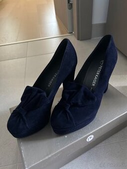 Peter Kaiser 37 modré lodičky drahá značka