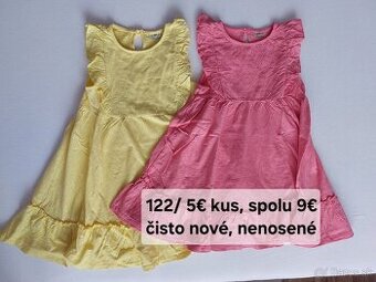 Šaty veľkosť 122