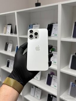 ZÁRUKA 2 ROKY /  Apple iPhone 15 Pro Max 512GB White Titan