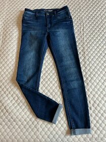 Modré skinny džínsy - 1