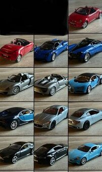 Modely 1:24 bburago maisto welly motormax
