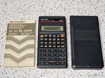 SCIENTIFIC CALCULATOR / SHARP EL-531P kalkulator kalkulačka