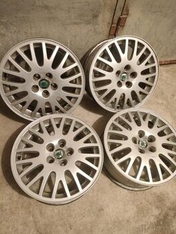4ks alu disky orig. Škoda 5x100 r16